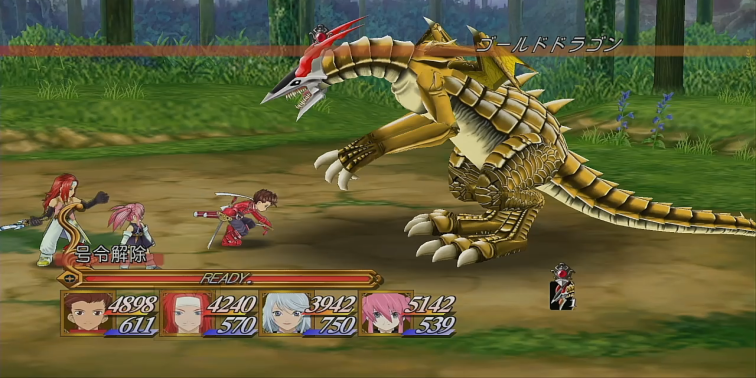 トレントの森のゴールドドラゴンでのレベル上げについて【テイルズオブシンフォニア】