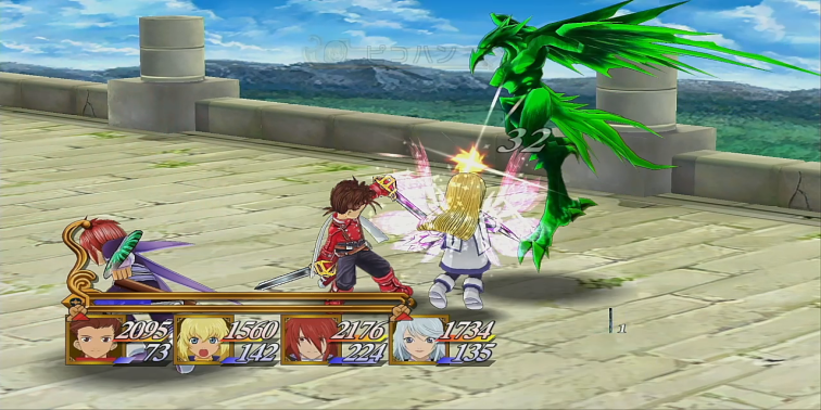 コレットの毒を付与する技「ポイハン」のイメージ【テイルズオブシンフォニア】