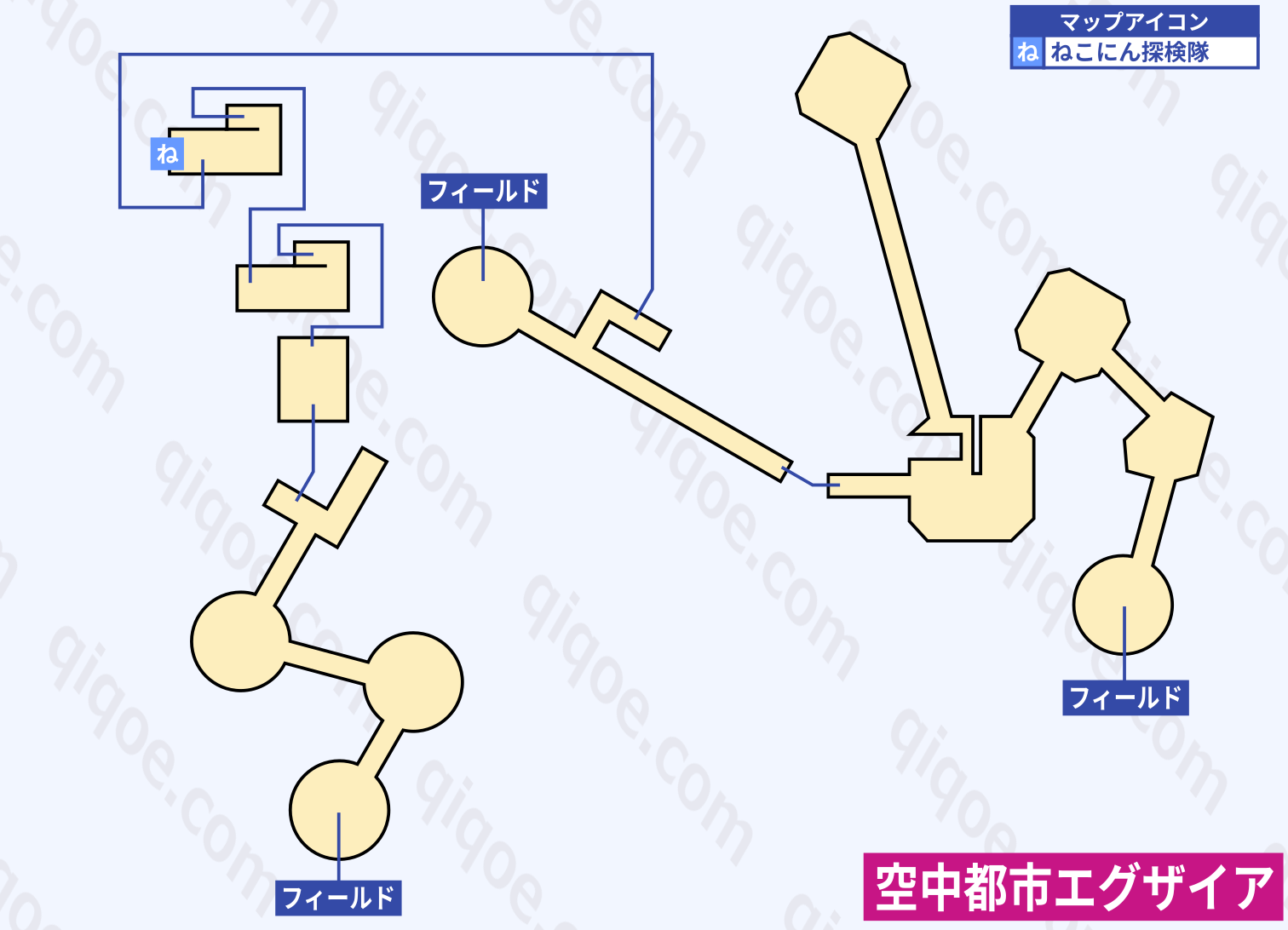 エグザイアのマップ情報【テイルズオブシンフォニア】