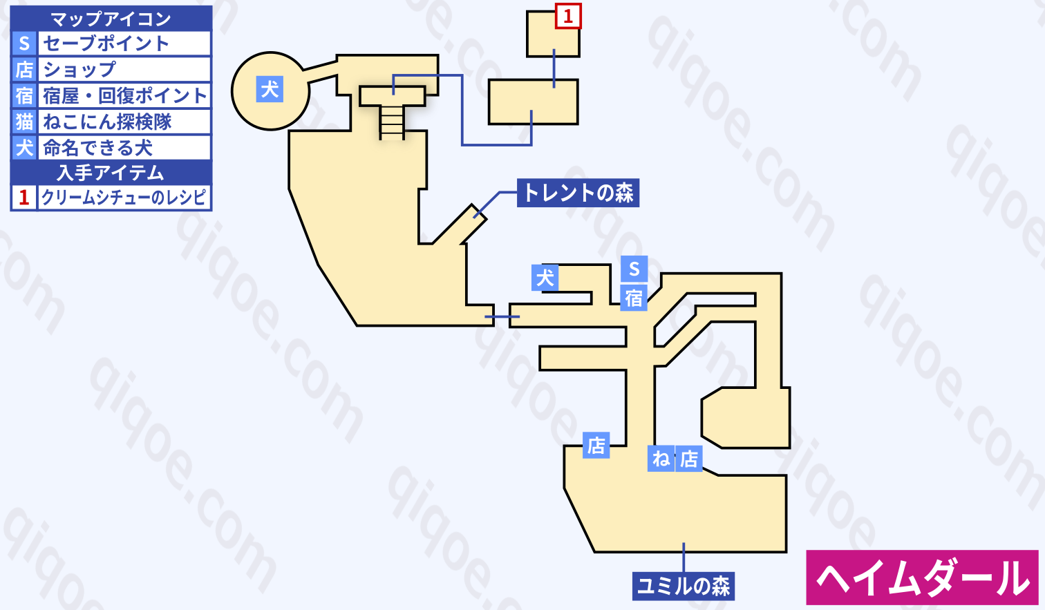 ヘイムダールのマップ情報【テイルズオブシンフォニア】