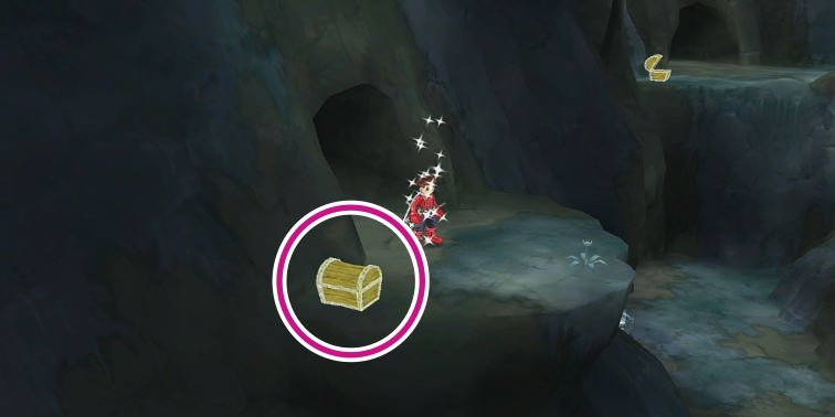 氷の神殿の「EXジェムLV2」の入手場所