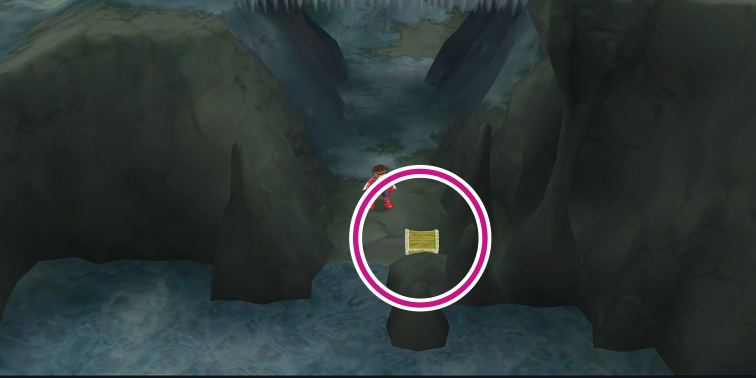 氷の神殿の「EXジェムLV3」の入手場所