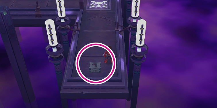 雷の神殿の「EXジェムLV3」の入手場所