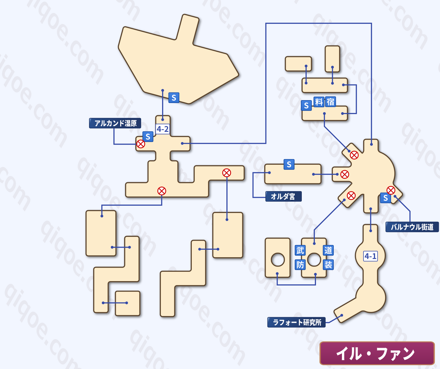 メインストーリーのイル・ファン(ミラ編:第1部)の攻略マップ【テイルズオブエクシリア】