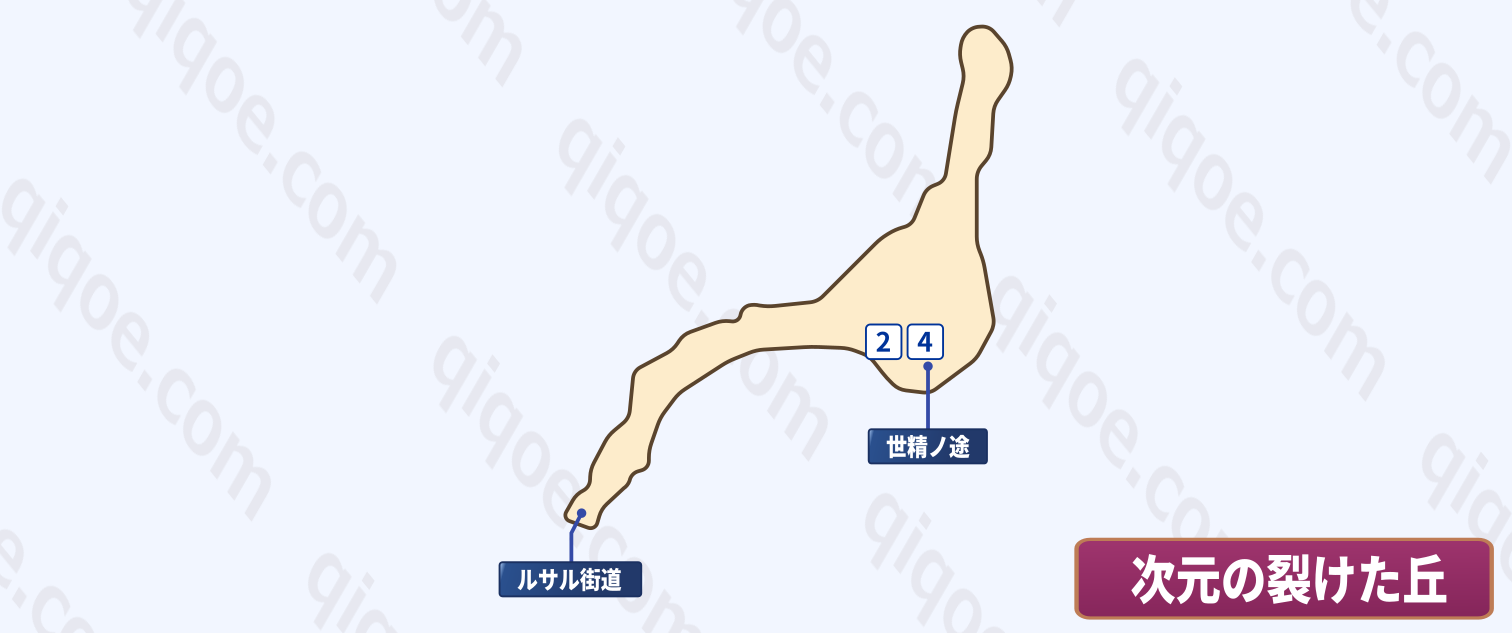 メインストーリーの次元の裂けた丘(ジュード・ミラ編:第4部)の攻略マップ【テイルズオブエクシリア】